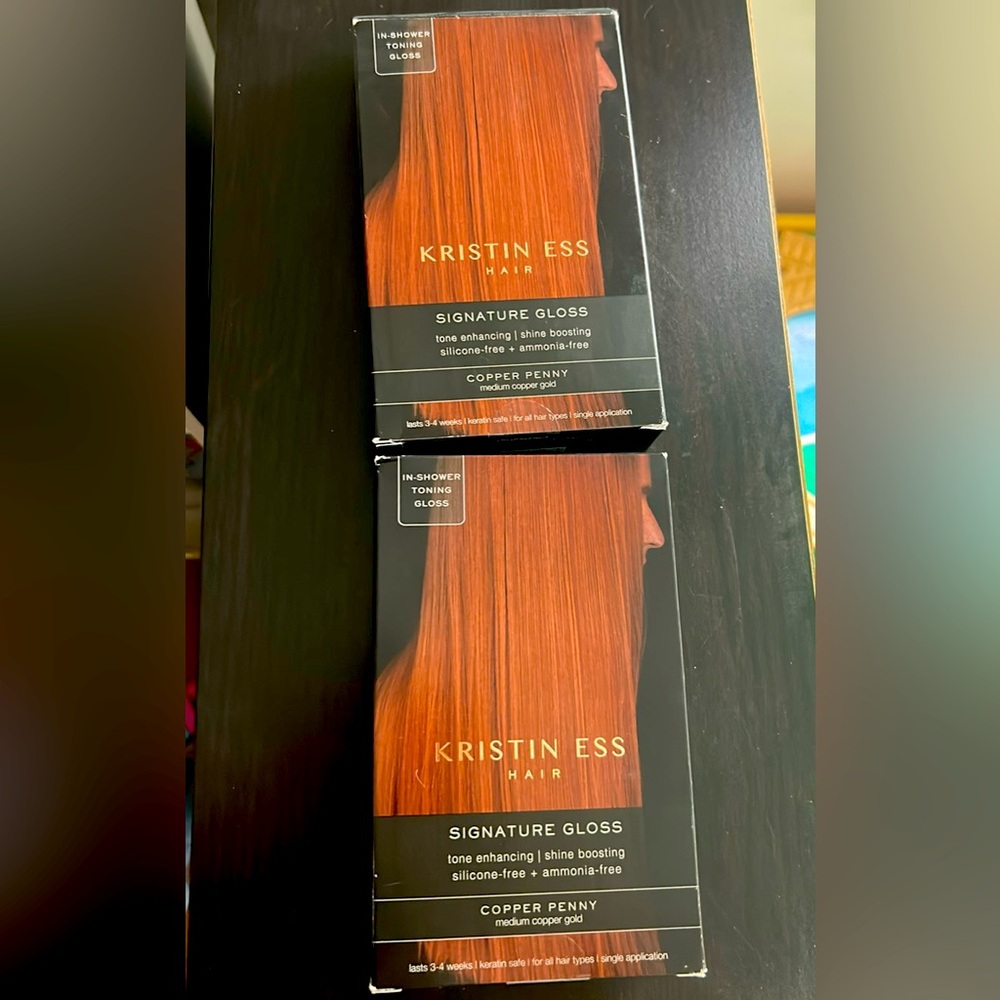 2 Kristin Ess Signature Gloss Copper Penny
